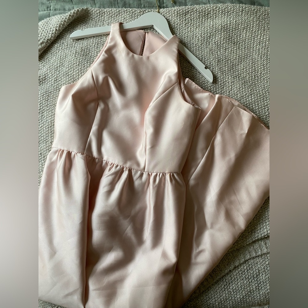 Alfred Sung D707 Blush Bridesmaid Dress